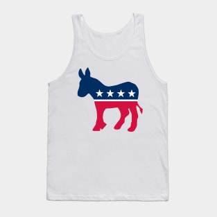 Democrat Donkey Logo Tank Top